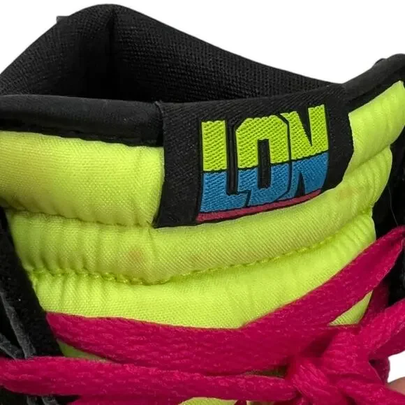 NIKE Dunk High "London" Fireberry Volt Shoes Mens Sneakers - Picture 12 of 13